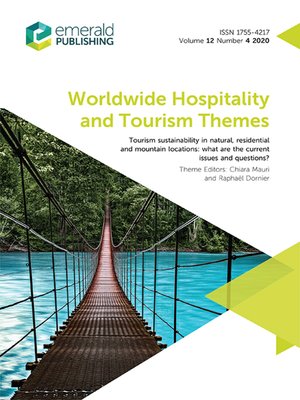 cover image of Worldwide Hospitality and Tourism Themes, Volume 12, Number 4
